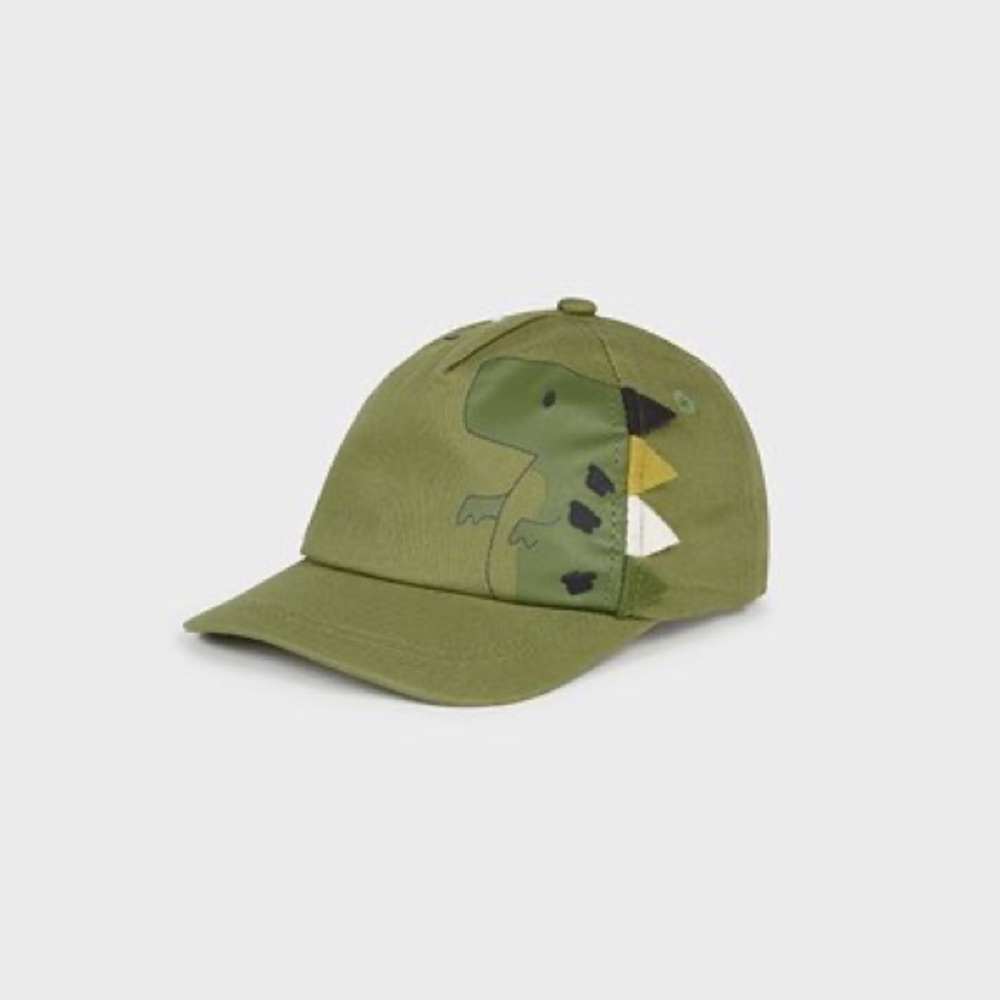 Size 44 cm Mayoral Olive Dinosaur Cap for Kids